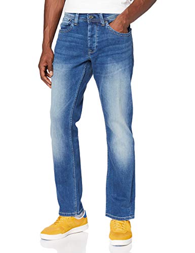 Pepe Jeans Cash Jeans Men Blue/Medium - EU 46 (US 36/32) - Straight Jeans Pants
