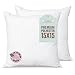 Pillowflex Premium Polyester Filled Pillow Form Inserts - Machine Washable - Square - Made in USA (15x15 Pack of 2)