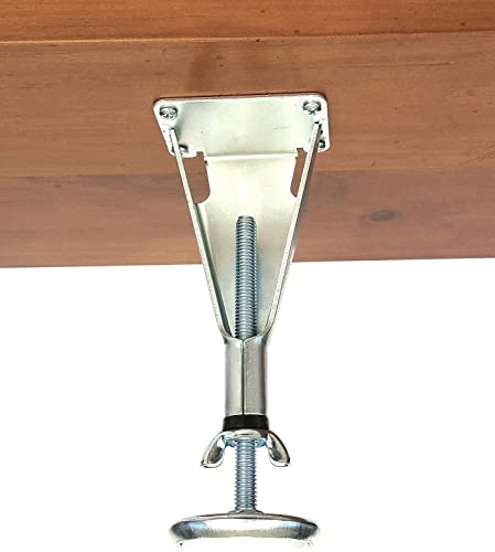 Platform Bed Center Slat Support Leg By Choice Parts|Modern & Extra Durable Steel Furniture Foot W/ Adjustable Height|Ultimate Frame Support System For Wooden Slats And Mattresses|No Scratch Glide (3) #TOP1