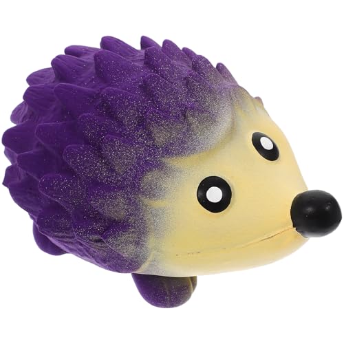 ELEOUTI Quietschendes Latex Hundespielzeug Igelform Sicheres Kauspielzeug für Welpen mit Langlebigem Material für Spielzeit
