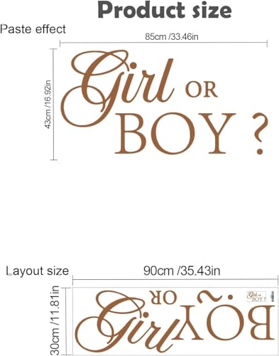 Decoración vinilo para arco de globos Girl or Boy miniatura 2