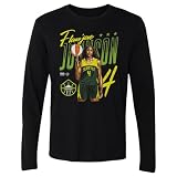 500 LEVEL Flau'jae Johnson Seattle Storm Player Pose Long Sleeve Shirt (Black, XX-Large)
