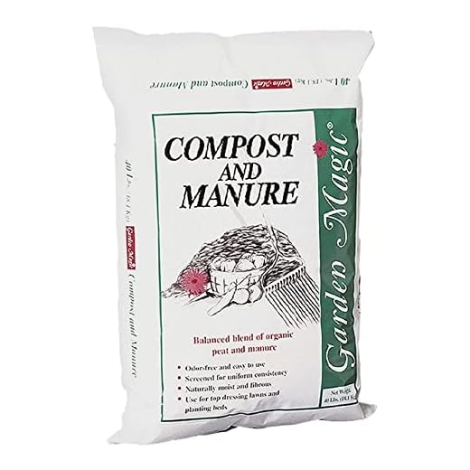 Michigan Peat Compost and Manure Blend, Garden Magic Mix with Odor-Free Blend, 40 Lbs - Outdoor Lawn and Gardening Mixture with Nutrients and Minerals for Soil Potting and Planting