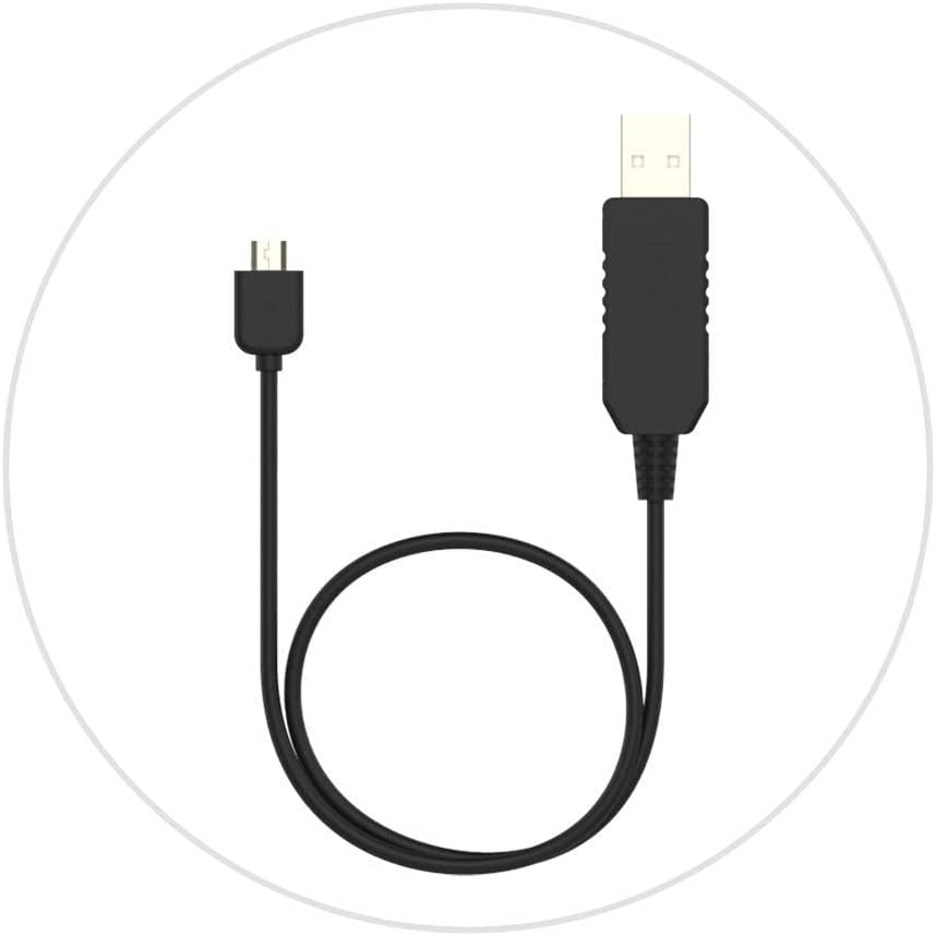 Original D-Type USB Charge Data Cable for Checkme O2 Max, SleepU, VisualOxy, Oxiband Ring Pulse Oximeter, BabyO2, BabyO2 S2