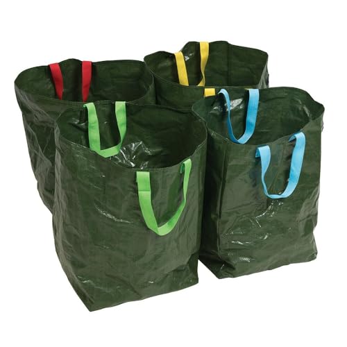 Silverline Recycling Bags 4pk 400 x 320 x 320mm (410631), Green