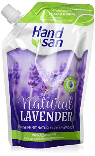 Handsan Flüssigseife Nachfüllpackung Lavendel, 6er Pack Cover