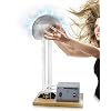 EISCO Van De Graaff Generator, Motor Driven - 120/240V, 50/60Hz - Includes Assembled Base with DC Motor, Power Cord, Discharge Wand, Accessories - 22 Tall