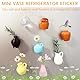 Shiawase 8 Stück Mini Vase Magnets, Mini Vasen Magnete für Kühlschrank, 3D Keramik Vase Kühlschrank Magnete, DIY Minivasen Geeignet für Kühlschrankzubehör, für Kühlschrankzubehör, Küche, Büro