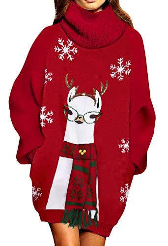 Image for Santa Alpaca Christmas Knit Sweater 