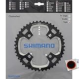  SHIMANO Kettenblätter DEORE XT FC-M770 44 Zähne 104mm Aluminium schwarz Fahrrad