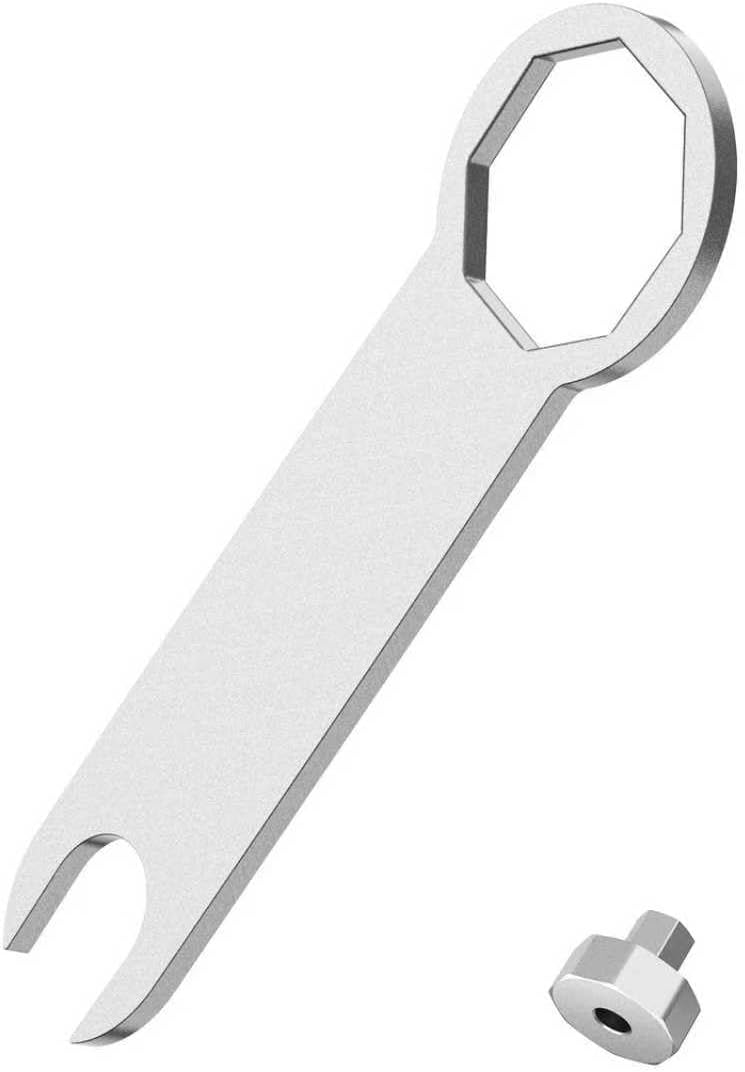 Dual Chamber Fork Cap Wrench Tool, Compatible with 2005-2025 Dirt Bike Front Suspension, Fits YZ250F / YZ450F / YZ250, 49mm Outer Cap & 35mm Inner Cap Removal Tool
