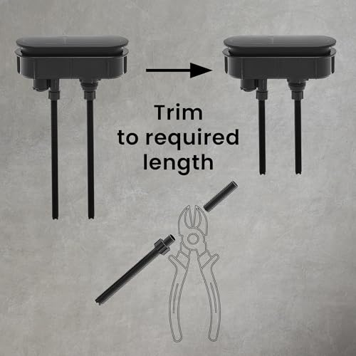 Image of Toilet Hardware Black (SM-1T254HB)