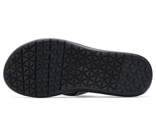 Teva Teva Women's Voya Flip-Flop, Black/White, 12