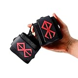 Anime Wrist Wraps for Weightlifting & Powerlifting, Adjustable Heavy Duty Wrist Support for Men & Women, Gym, Bench Press & Crossfit Training, One Size Fits All Strength Training Wraps