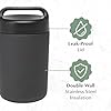 Goodful Stainless Steel Food Jar, Double Wall Vacuum Sealed Insulated Food Storage Container with Carry Handle Lid, 16-Ounce, Gray #2