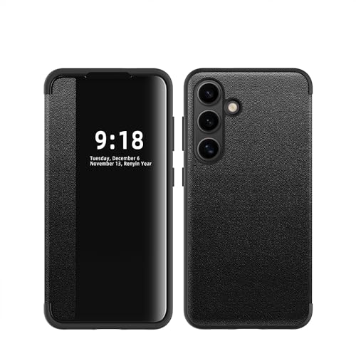 Coque Samsung S24 étui rabat magnétique antichoc mince