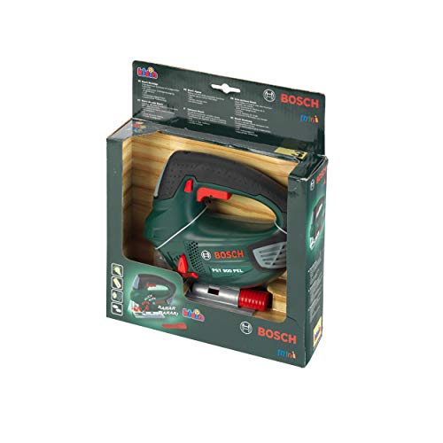 Theo Klein 8379 Bosch Jigsaw I Battery-powered with up-and-down jigsaw motion, light and sound effects I Dimensions: 14.5 cm x 17 cm x 5 cm I Toy for children aged 3 years and up Multi - Colored 6 Theo Klein 8379 Bosch Jigsaw I Battery-powered with up-and-down jigsaw motion, light and sound effects I Dimensions: 14.5 cm x 17 cm x 5 cm I Toy for children aged 3 years and up Multi - Colored - Image 6