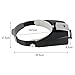 Beileshi Head Magnifier LED Illuminated Multi-power Helmet Magnifying 1.5X 3X 8.5X 10x Magnifying Tools for Watch Repair, Arts & Crafts or As General Reading Aid