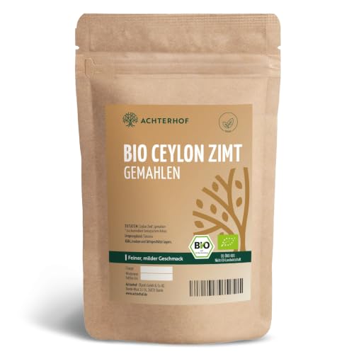 Ceylon Zimt Bio gemahlen 100g | fein gemahlener Ceylon-Zimt in...