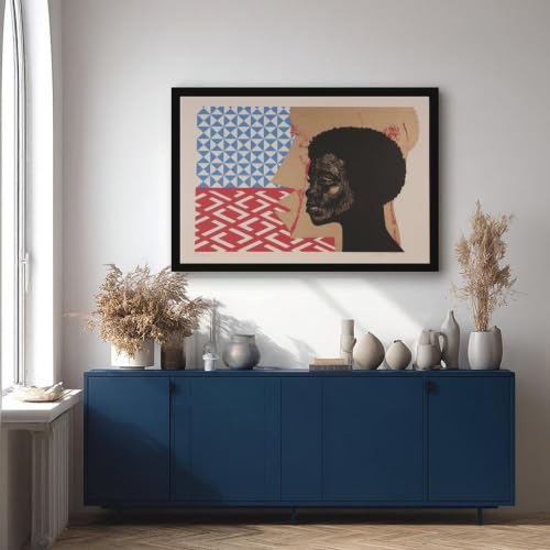 Elizabeth Catlett Roots impression giclée toile cadre suspendu - 4