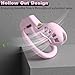 Male Chastity Cage, Middle Chastity Device with 5 Sizes Rings and Invisible Lock for Man Penis Exercise Bondage Gear & Accessories Lightweight Adult Sex Toys