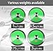 Village Variety Discus for Practice Nylon, Track and Field Throwing Discus 1kg 1.5kg 1.75kg 2kg 2.25kg 2.5kg(Green 4.4lbs(2kg))