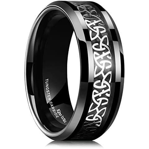 King Will Tungsten Carbide Celtic Knot Ring Cover