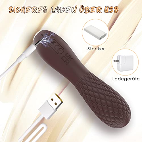 Mini vibratoren Leise und Stark klitoris und g-punkt mit App,10 Vibrationsmodi Bullet Vibrator für sie Gross Analvibrator Männer Sex Toy Sex Spielzeug für die Frau Sexspielzeug für Paare Extrem – Bild 7