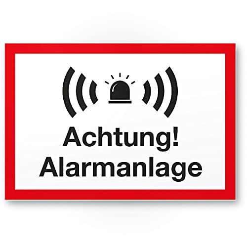 Komma Security Warnschild „Videoüberwachung“ – 30x20 Cm, Kunststoff, Für Innen & Außen