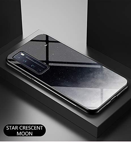 Custodia Trasparente In Silicone Per Huawei Nova 7 Pro 5G – Design Stelle, Luna E Nuvole – Antiurto