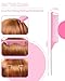 Slick Back Hair Brush, Edge Brush, Hair Accessories Comb Set 3Pcs, Rat Tail Comb for Parting Hair, Teasing Comb for Add Volume Fullness, Edge Brush for Edge Control Black Hair