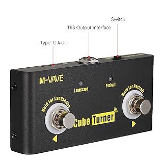 Pédale de rotation sans fil,HUIOP Cube Turner Pédale de Page Turner Sans Fil Tourneur de Feuilles de Musique Rechargeable Prend en Charge la Connexion Looper Compatible avec les Smartphones Android iO - Les Beatles, Paul McCartney, John Lennon, RIngo Starr, George Harrison Pédale de rotation sans fil,HUIOP Cube Turner Pédale de Page Turner Sans Fil Tourneur de Feuilles de Musique Rechargeable Prend en Charge la Connexion Looper Compatible avec les Smartphones Android iO – Image 6