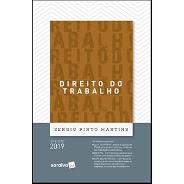 Capa do livro Direito do trabalho - 35ª edição de 2019