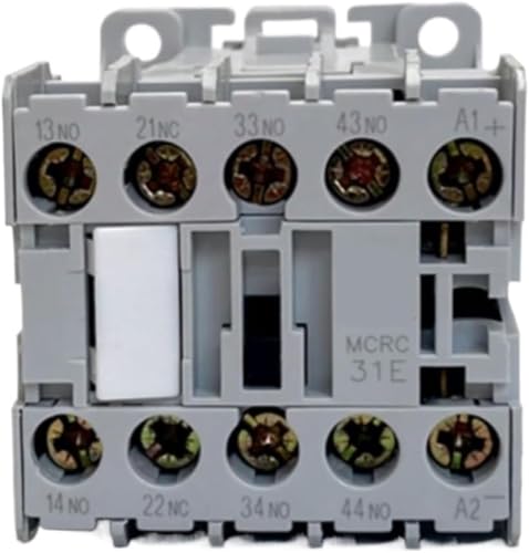 Mini-contacteur commande API 24V CC MCRC031AT 3NO 1NF contacteur compact rail DIN