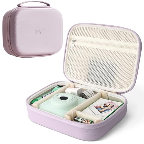 Linpr Camera Case for Fujifilm Instax Mini 13/12/11/90/SQ1/SQ40/EVO, Purple