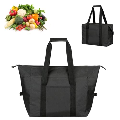 Image of Insulated Cooler Bag 20L Foldable Hard Liner Leakproof Thermal Shopping | 20L insulated cooler bag – hard liner, leakproof, foldable, thermal – shopping, beach, camping, BBQ & outdoor use.