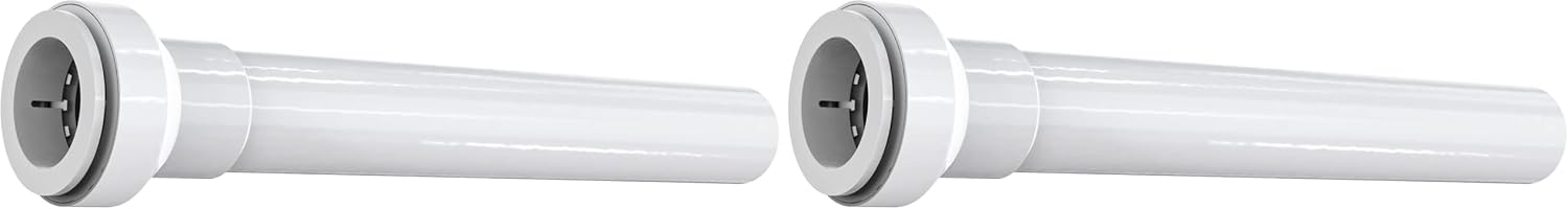 Keeney 96IPK Insta-Plumb 1-1/4 in. Plastic Push-to-Connect Trap Adapter, White