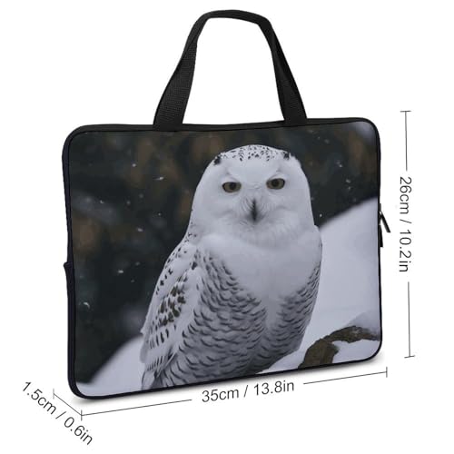Housse ordinateur 13 pouces antichoc et imperméable imprimé hibou - 2
