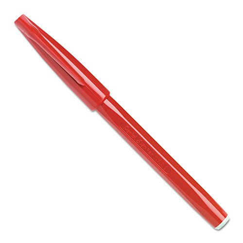 Pentel S520 Sign Pen feutres pointe moyenne acrylique rouge pour le bureau