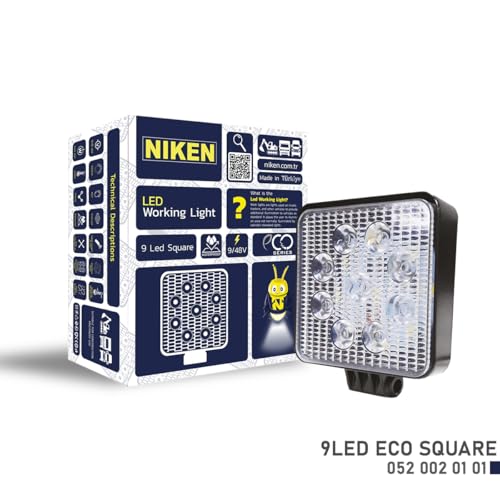 Çalışma Lambası Eco 9 Ledli Kare Nkn 052 002 01 01