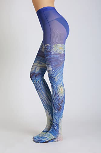 Image of Sahabowi Women Tights, Sheer High Waist Pantyhose, Vintage Control Top Stockings, Siwa 4