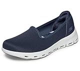 Skechers Women's On-The-Go Glide-Step Serene - Lennon, Navy, 9 Medium