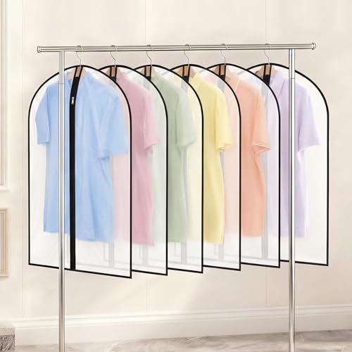 12 Pack PEVA Garment Bags for Clothing Storage & Travel - Image 6