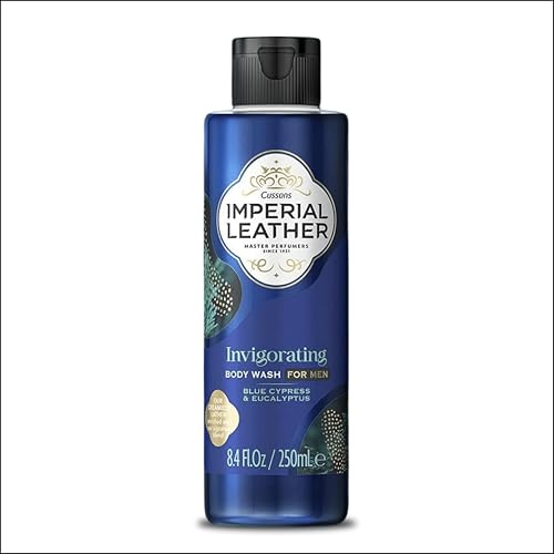 Imperial Leather Invigorating Shower Gel | Blue Cypress & Eucalyptus | Signature Oil Blend for Soft & Refreshed Skin | Pack of 6 x 250ml