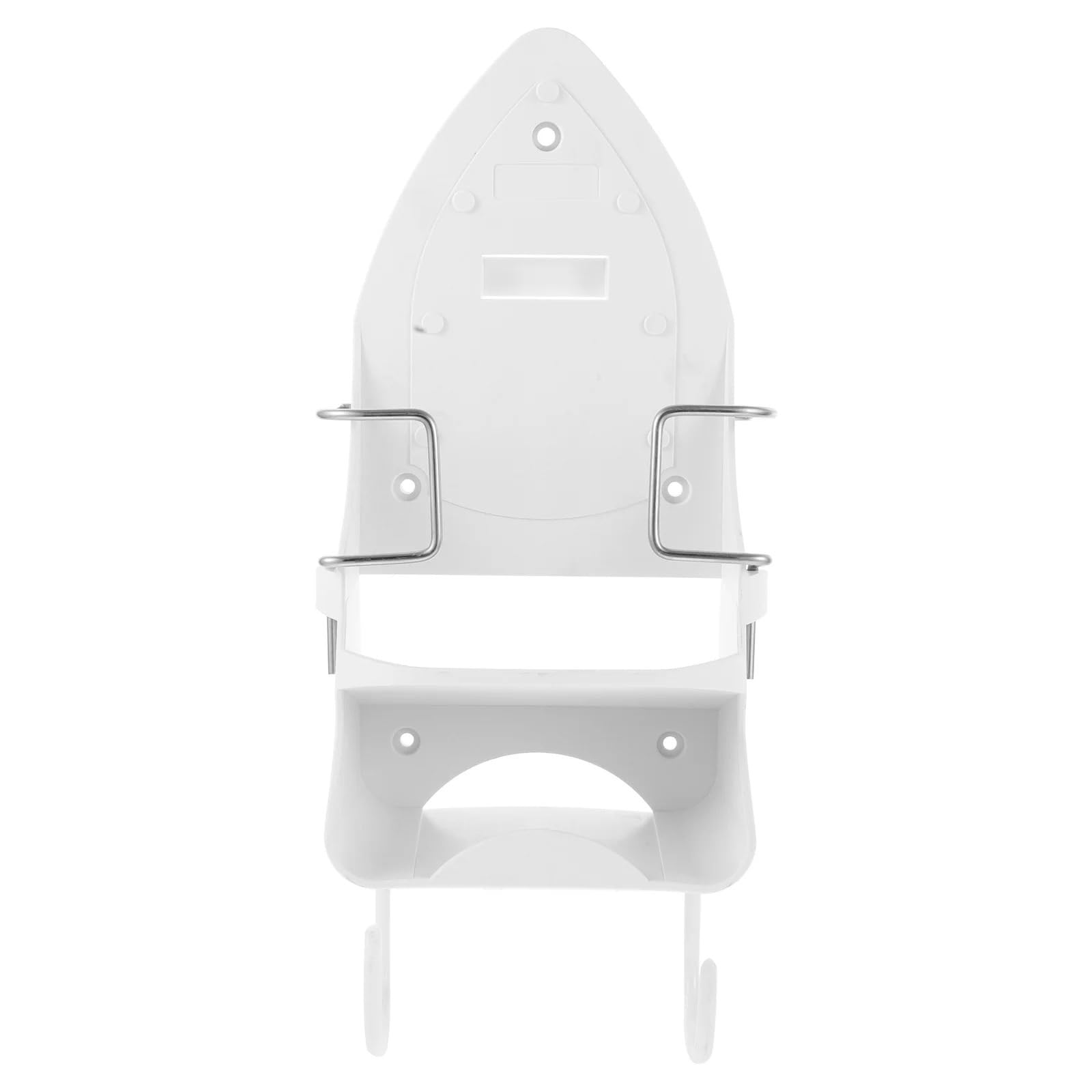 ENWWCH Ironing Board Holder Hangers Wall Mounted Hanging Boards Wall-mounted For Bathroom(White)