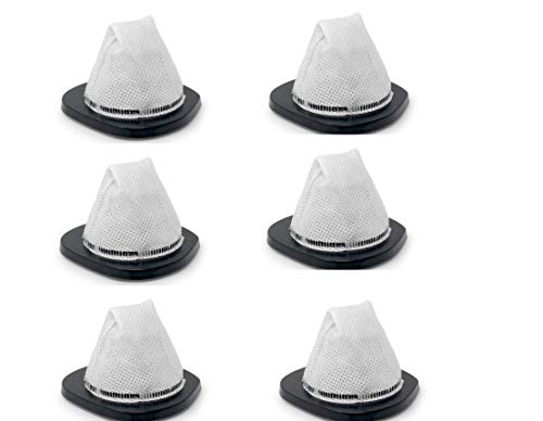 Fette Filter - Vacuum Filters Compatible with Bissell 3-in-1 Stick Vacuums. Compare to Part # 1611501 (Pack of 6)