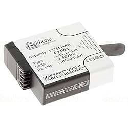 Bateria Gopro 6 Black cellePhone batería Li-Ion para GoPro Hero 5 6 7 Black (reemplazado AABAT-001)