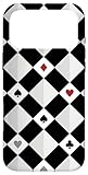 Installation facile Carte de Casino Classique avec Motif cœurs et Piques Coque pour iPhone 17 Pro Max