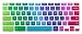 Silicone Keyboard Cover Skin Compatible for 11.6 inch Samsung Chromebook 3 XE500C13 XE501C13, 11.6 inch Samsung Chromebook 2 XE500C12, 12.2 inch Samsung Chromebook Plus V2 2-in-1 XE520QAB (Rainbow)