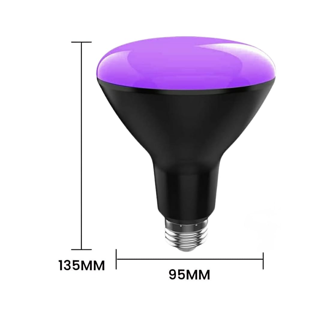RDR UV Light Bulb 395nm Wavelength12Watt, 220vac (12, Watts) 2
